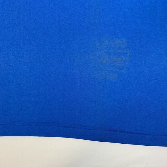 Vintage Soltex Polymer Corporation T Shirt Mens X-Large Deer Park Texas 90s Blue - Picture 9 of 12